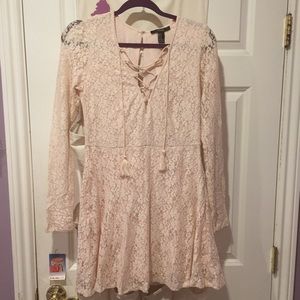 Light pink lacy dress